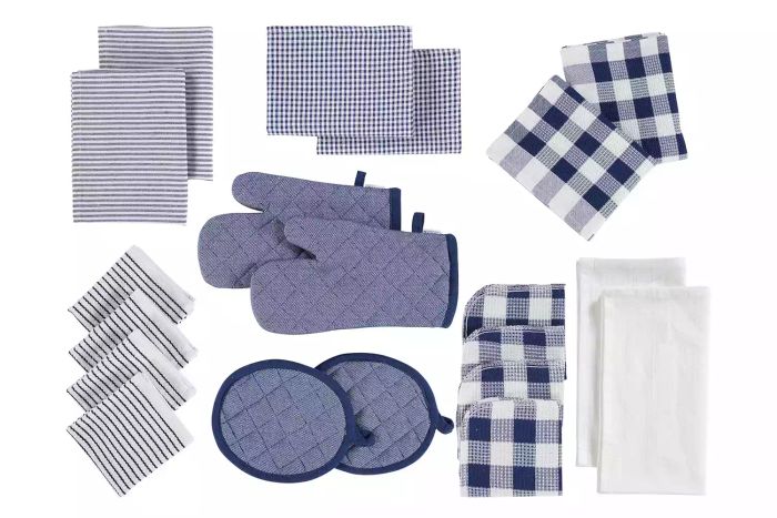 LANE LINEN Flour Sack Dish Towels Set