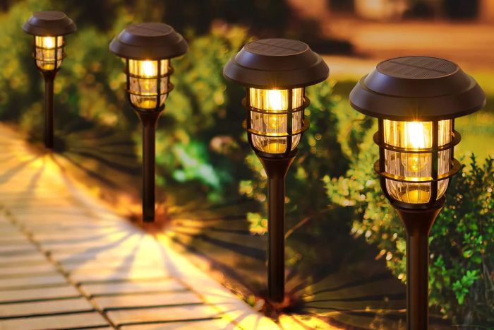 LETMY Outdoor Solar Pathway Lights