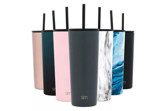 Simple Modern Insulated Tumbler with Lid and Straw