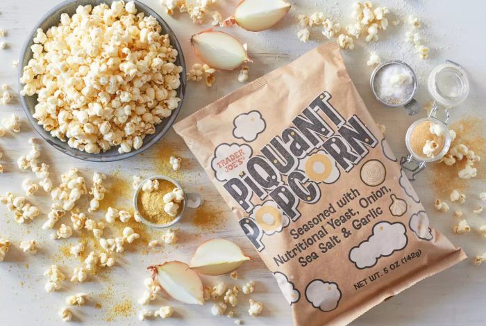 Piquant popcorn
