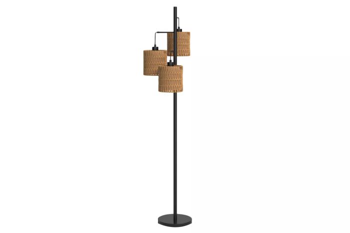 Coleford 65-inch Black Accent Floor Lamp, a stylish addition to your home decor that blends modern design with elegance.