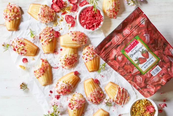 Freeze-dried strawberries that offer a fresh, tart taste in every bite