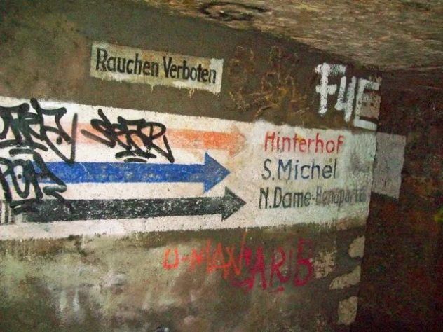 The Catacombs of Paris served as a hidden Nazi bunker during the war.