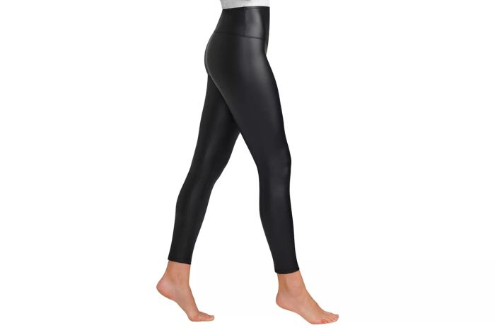 Yummie's Faux Leather Shaping Leggings Available on Amazon