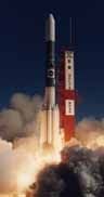 The launch of the NEAR rocket.