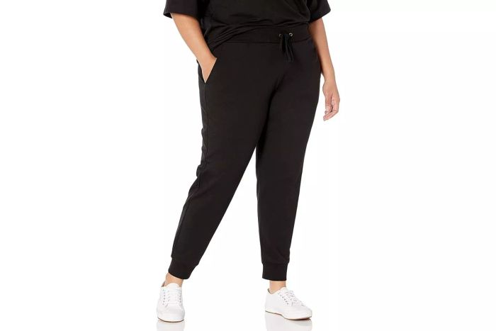 The Drop Women's Grace Supersoft Stretch Rib-Cuff Jogger