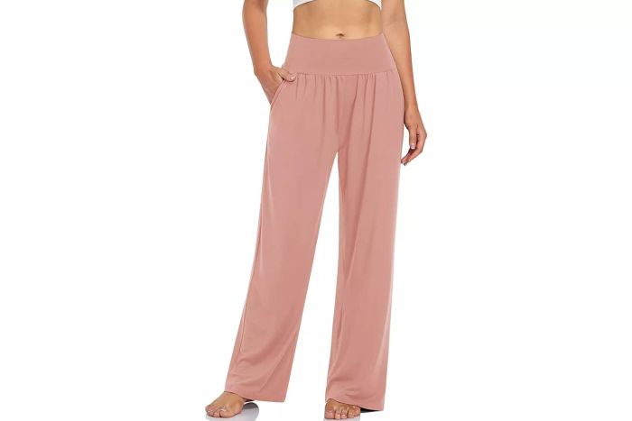 Amazon UEU Women's Casual Loose Wide Leg Cozy Pants