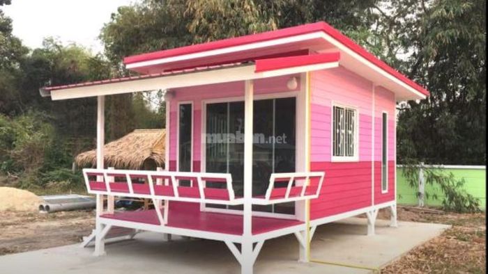 Nhà tiền chế dưới 100 triệu có thiết kế 2 phòng ngủ phù hợp cho gia đình nhỏ