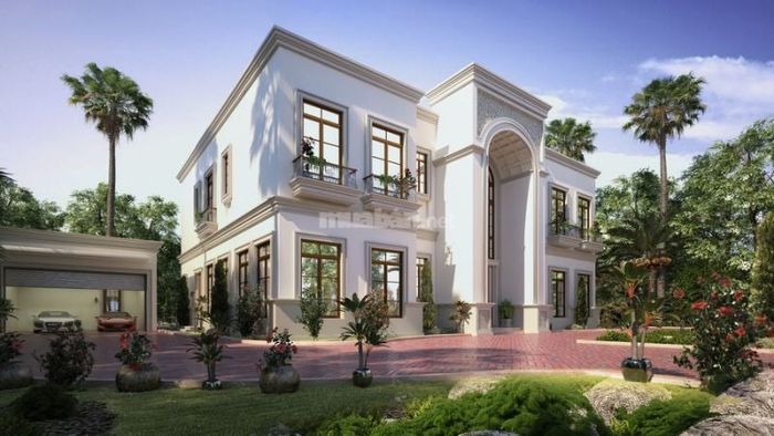 Thiết kế nhà 2 tầng tân cổ điển giá 1 tỷ với những chi tiết hoa văn đặc sắc, tạo không gian sống quý phái và sang trọng