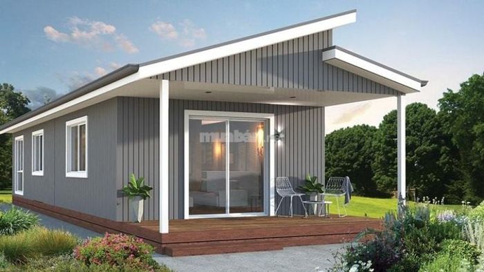 Khám phá mẫu nhà tiền chế dưới 100 triệu có sân vườn, kết hợp tiện nghi và thiên nhiên