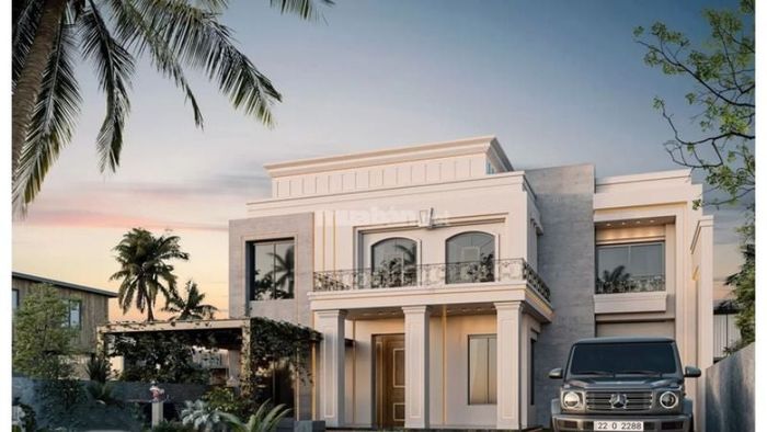 Mẫu nhà 2 tầng đẹp giá 1 tỷ theo phong cách tân cổ điển, kết hợp giữa vẻ đẹp cổ kính và sự hiện đại tinh tế