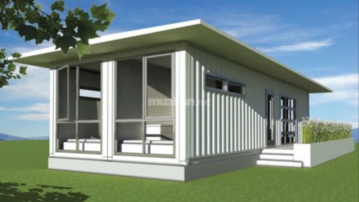 Khám phá mẫu nhà tiền chế 1 mái với chi phí chưa đến 100 triệu, tối ưu cho những gia đình có ngân sách hạn chế