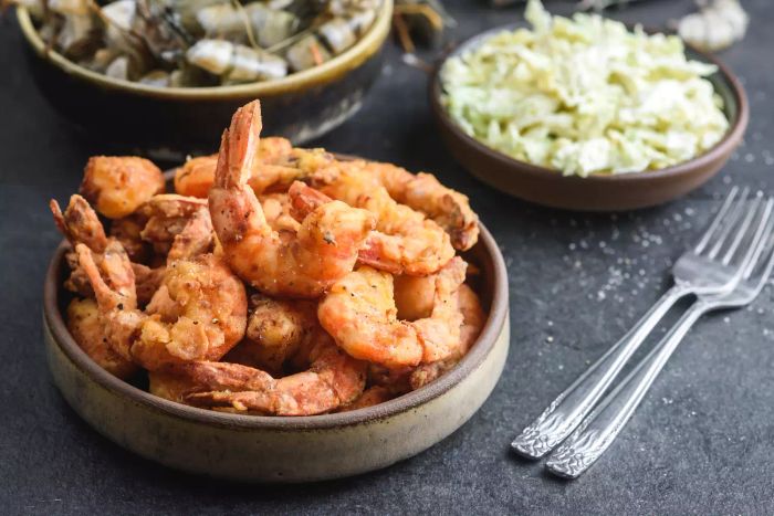Cornmeal Fried Shrimp Recipe