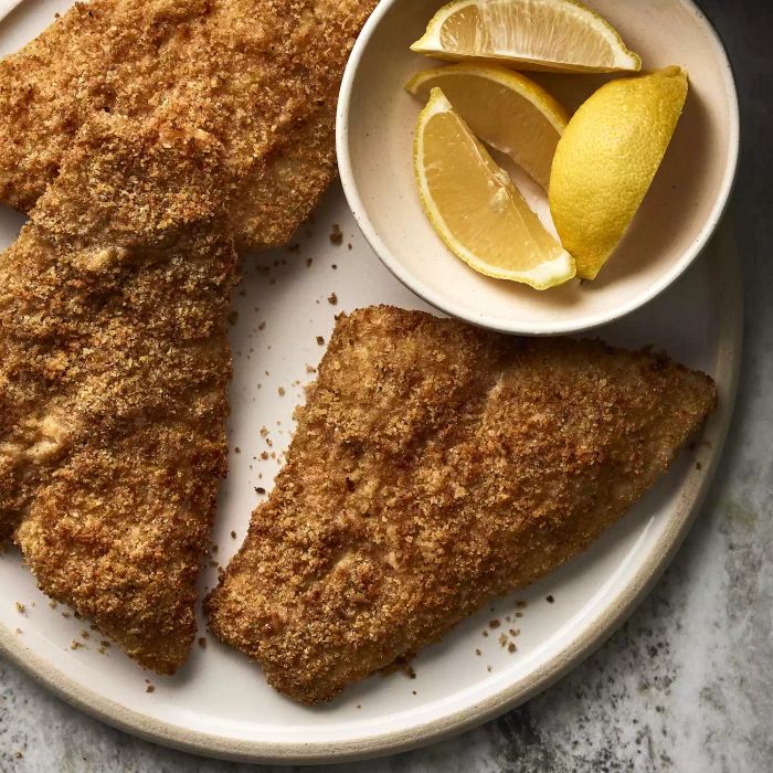 Air-Fried Crumbed Fish