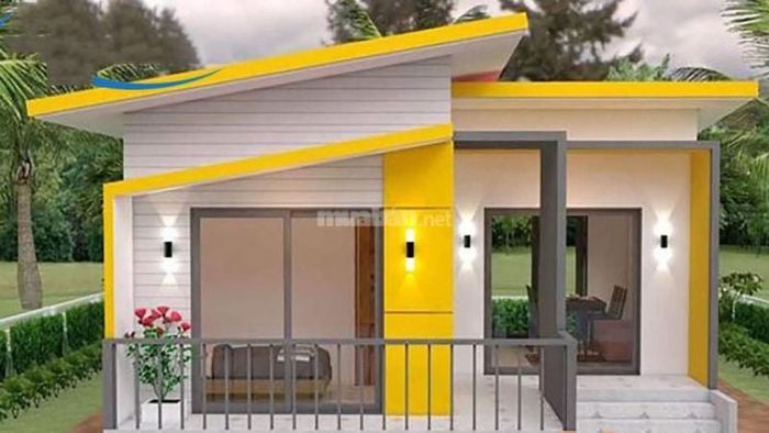 Nhà tiền chế thiết kế 2 phòng ngủ phù hợp cho gia đình nhỏ, tiết kiệm chi phí