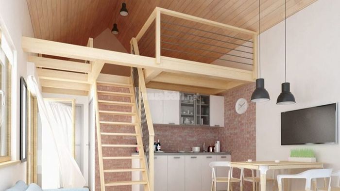 Tăng cường diện tích sử dụng với mẫu nhà tiền chế có gác lửng dưới 100 triệu đồng