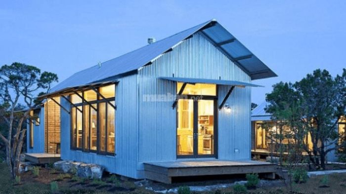 Mẫu nhà tiền chế nông thôn với chi phí dưới 100 triệu