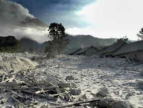 Volcanic ash in Central Java can have widespread effects on the region.