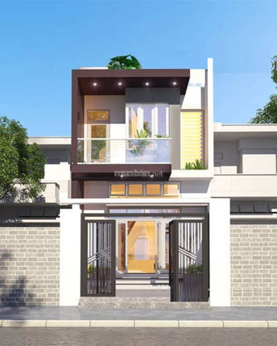 Tham khảo các mẫu nhà 1 trệt 1 lầu 1 sân thượng diện tích 4x12m với mái bằng.