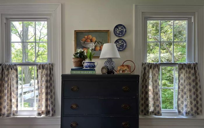 Cafe curtains make a charming addition to windows, blending style with functionality.