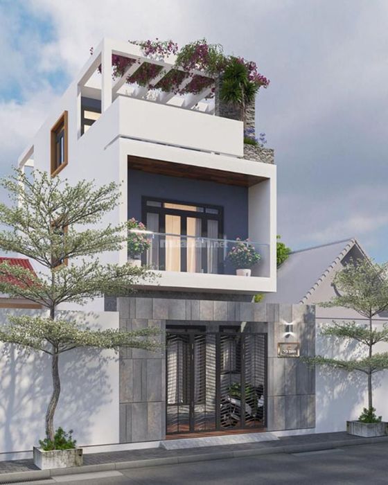 Mẫu nhà 1 trệt 1 lầu 1 sân thượng với diện tích 4x13m hiện đang rất được ưa chuộng.