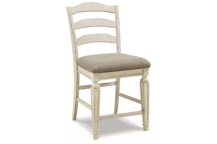 Ashley Furniture Realyn Ladderback Bar Stool in Counter Height