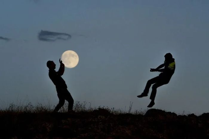 Supermoon, Turkey – a captivating sight that captures attention globally.