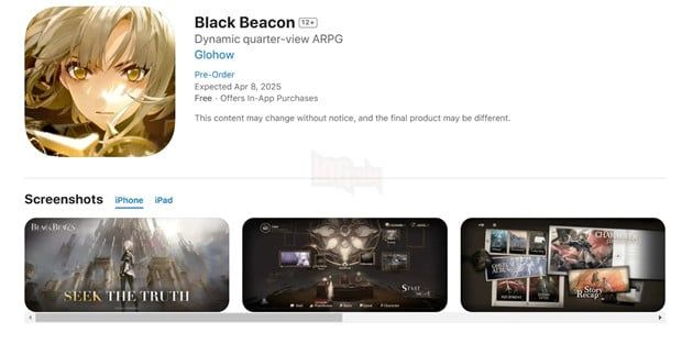Black Beacon - Một tựa game gacha đầy tiềm năng, với đồ họa ấn tượng, chắc chắn sẽ thu hút sự chú ý của các game thủ ngay từ khi ra mắt.