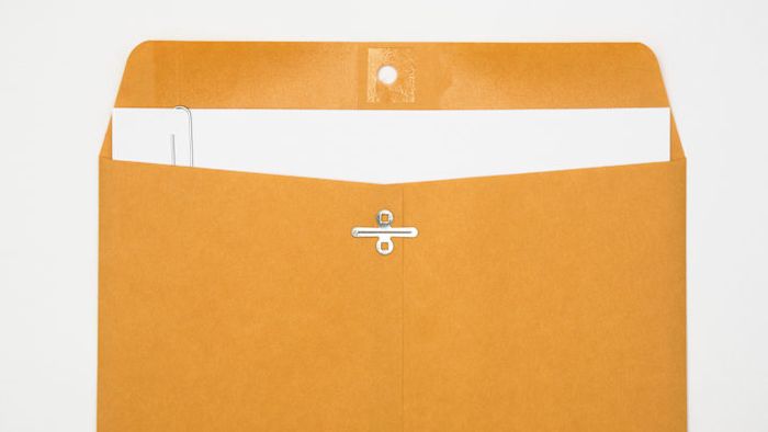 We rely on the Manila envelope to carry our most important documents.