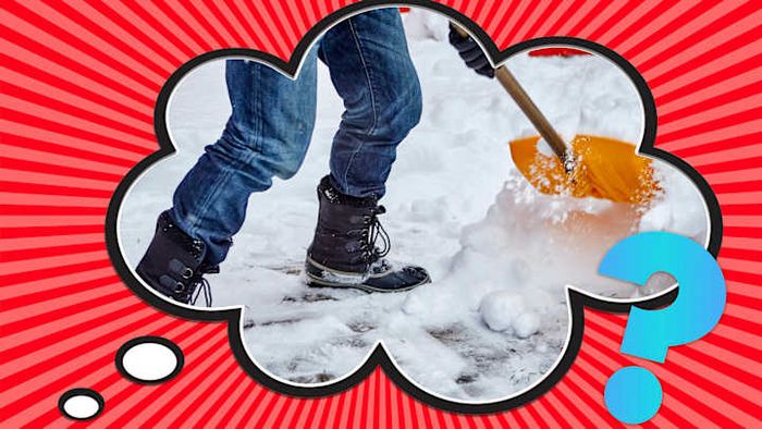 Experts advise that caution is key when dealing with snow shoveling.