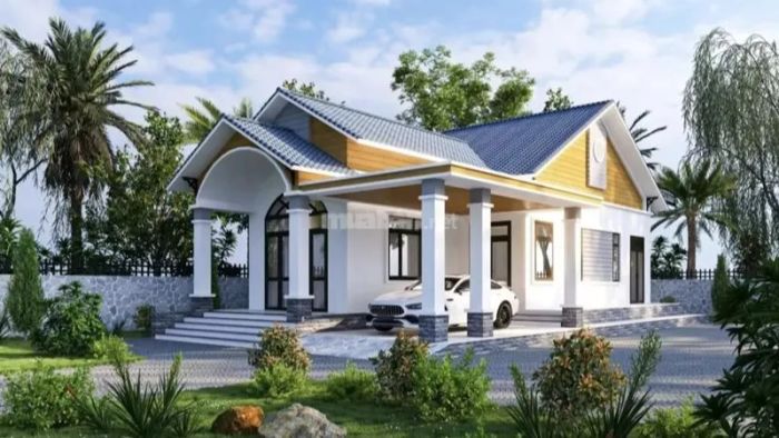 Biệt thự nhà vườn là loại hình thiết kế kết hợp giữa kiến trúc biệt thự và không gian sân vườn, mang lại cảm giác gần gũi với thiên nhiên.