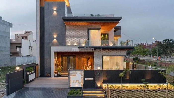 Mẫu 7: Biệt thự thiết kế đơn giản nhưng vẫn toát lên vẻ hiện đại và tiện nghi