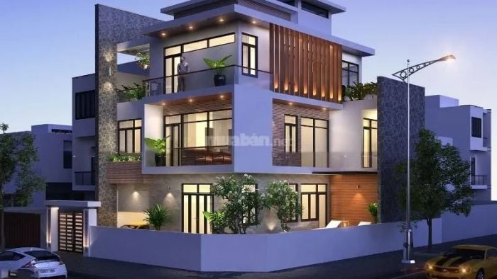 Mẫu 9: Biệt thự thiết kế với vật liệu kính, mở rộng không gian và mang đến cảm giác thoáng đãng