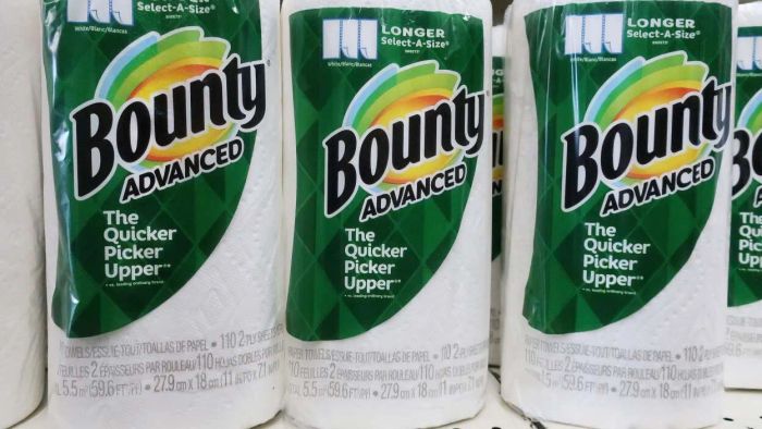 Bounty paper towels (or similar)