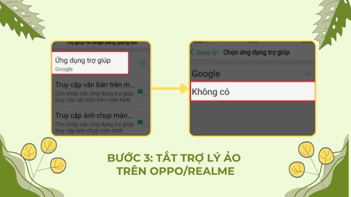 Cách tắt trợ lý ảo Google Assistant vĩnh viễn - Trường hợp 2, bước 3
