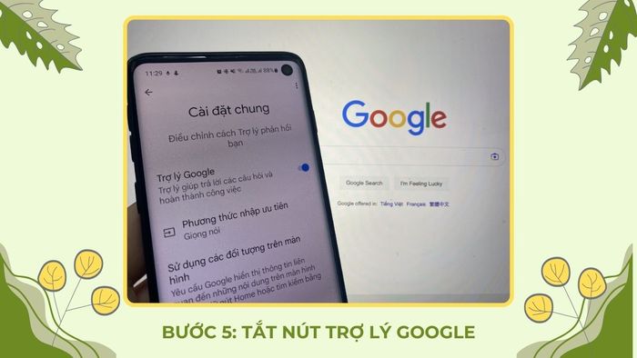 Hướng dẫn tắt trợ lý ảo Google Assistant - Bước 5