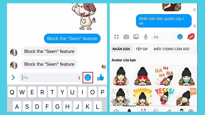 Cách tạo nhãn dán Messenger khi bạn đã tạo Avatar trên Facebook