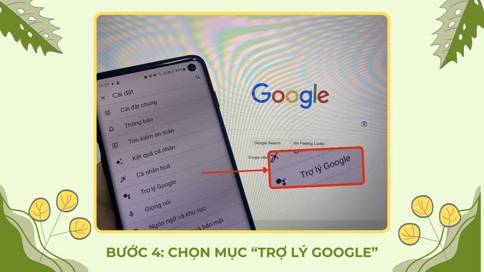 Hướng dẫn tắt trợ lý ảo Google Assistant - Bước 4
