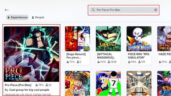 Hướng dẫn nhập mã code Pro Piece Pro Max - bước 1