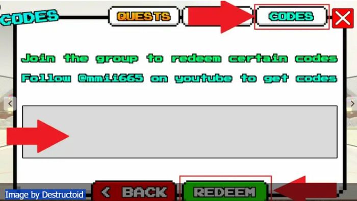 Cách nhập mã code 2D Basketball - Bước 2