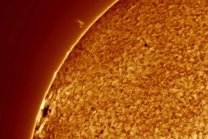 Transit of Mercury - stock photo
