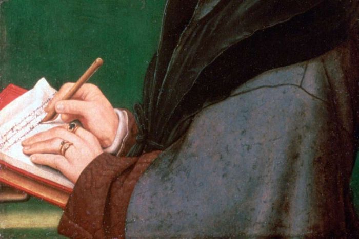 'Erasmus of Rotterdam', 1523. Artist: Hans Holbein the Younger