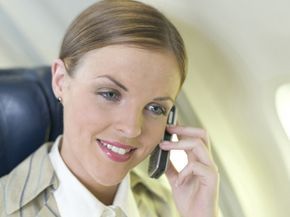 Mobile calls during a flight