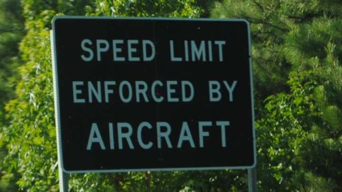 You might be under surveillance from above.