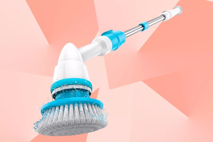 Shoppers on Amazon say this tub scrubber makes your shower 'spotless'.