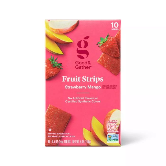 These strawberry and mango fruit strips are a delightful, fruity treat.