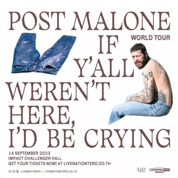 5 เพลงฮิตจากพี่หมี ‘POST MALONE’ ที่ต้องซ้อมร้องก่อนเจอกันในคอนเสิร์ตที่ไทย 14 กันยายนนี้