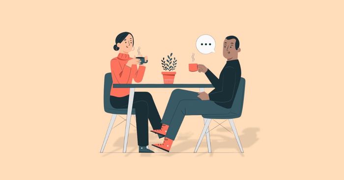 bai miêu tả cuộc trò chuyện bạn đã có với người bạn kèm từ vựng