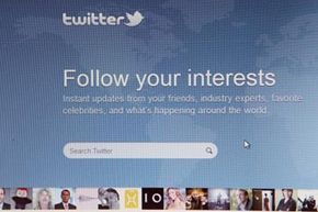 The main page of Twitter.com