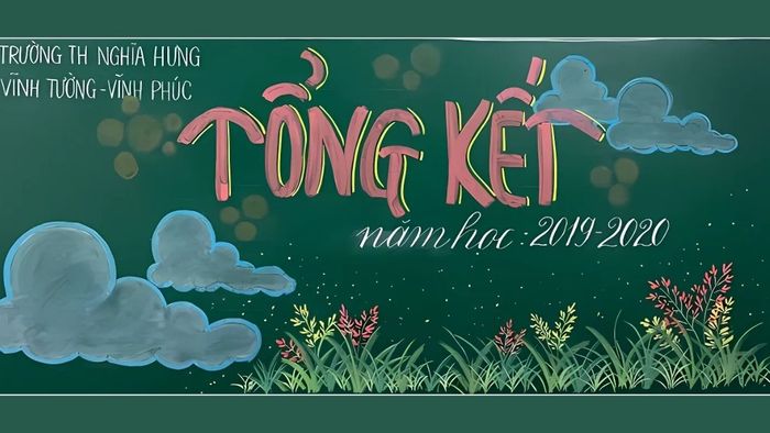 Bảng trang trí dùng cho cuộc họp phụ huynh